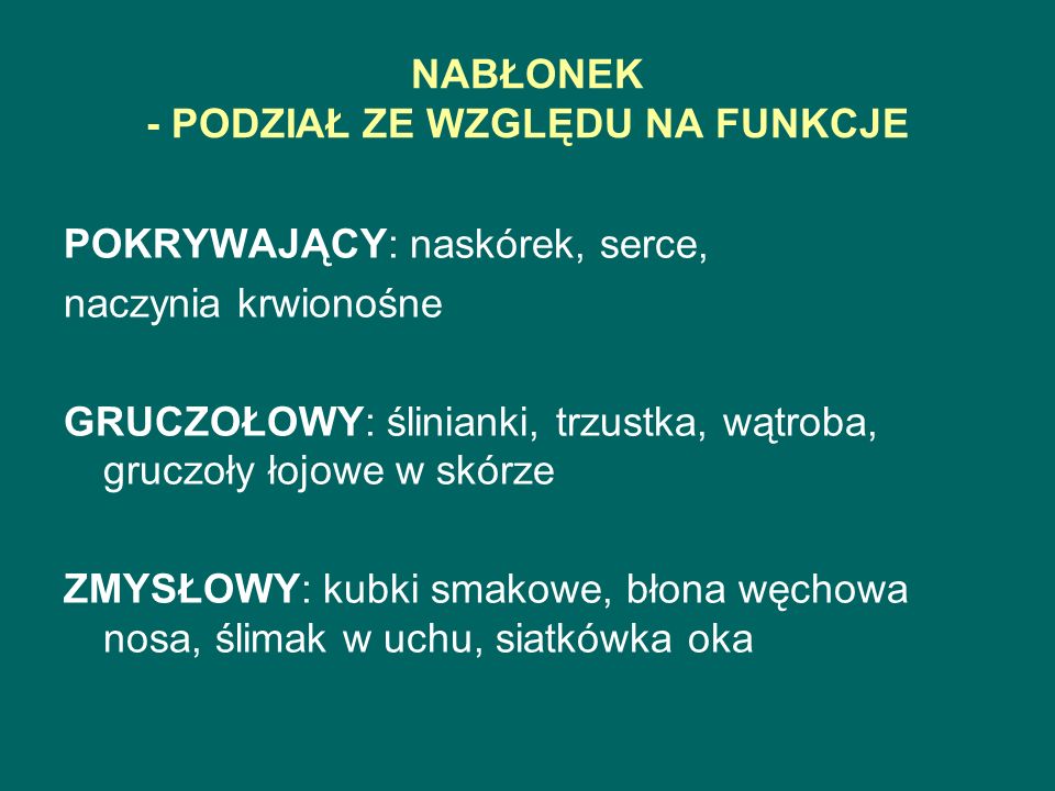 TKANKI CZŁOWIEKA ppt pobierz